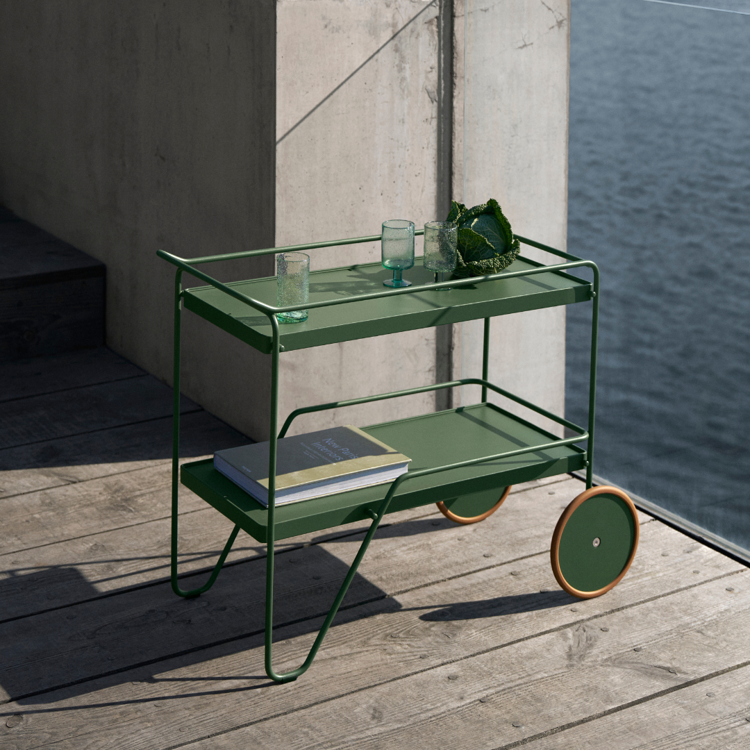 CLICK Serving cart - Olive Green