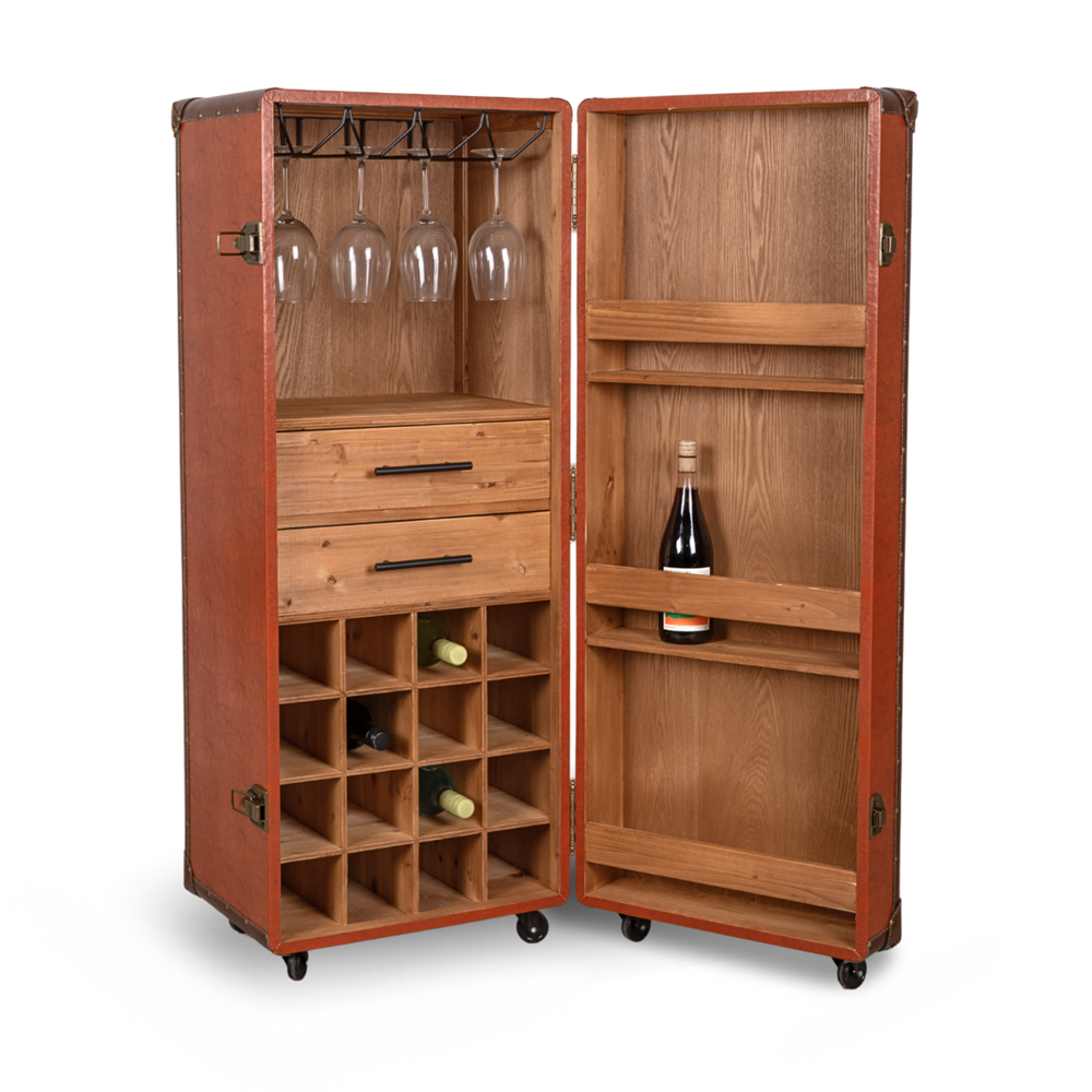Leather Mini Bar