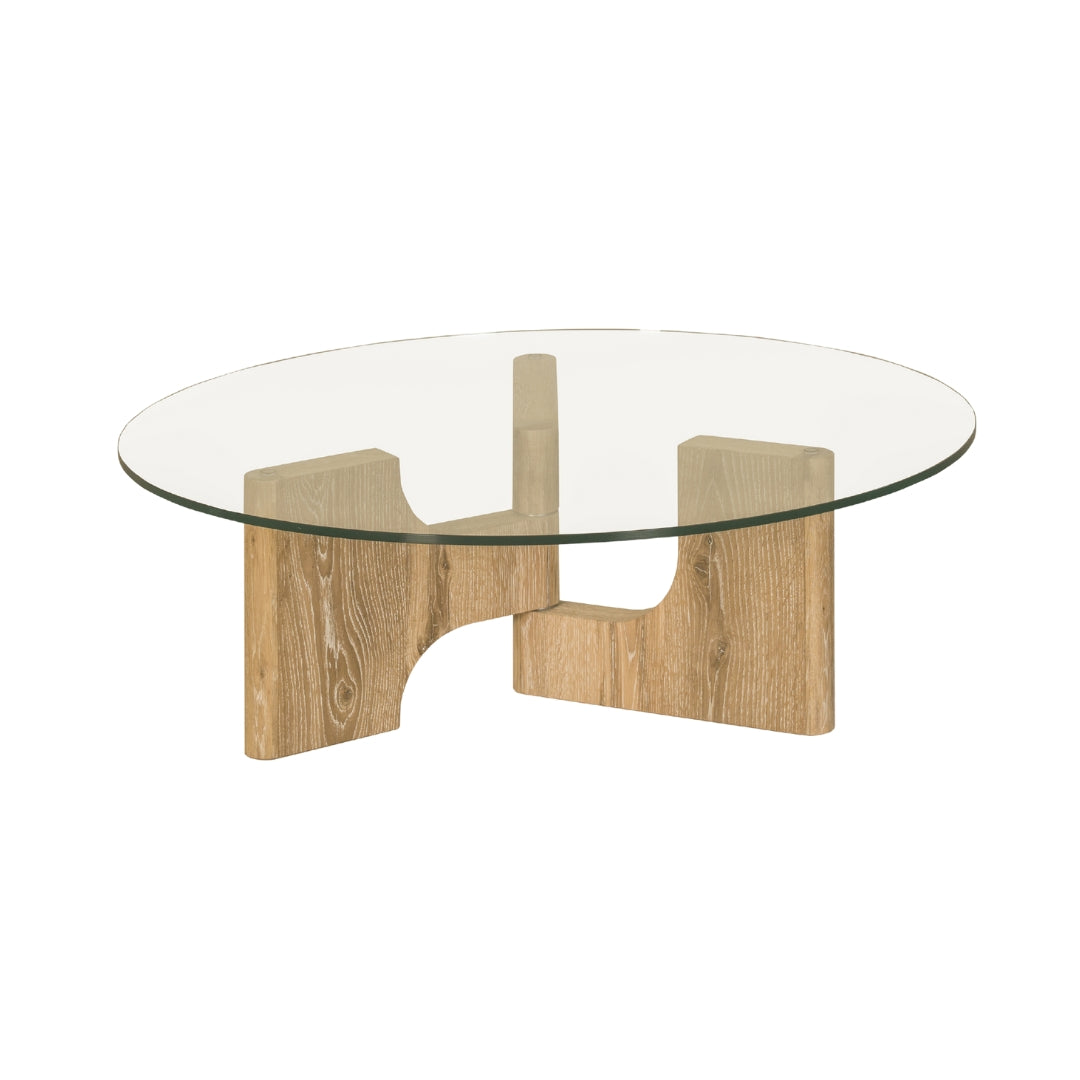 Floema Coffee Table with glass top