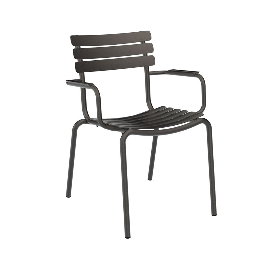 Alua Dining Chair (With Armrest) - Black