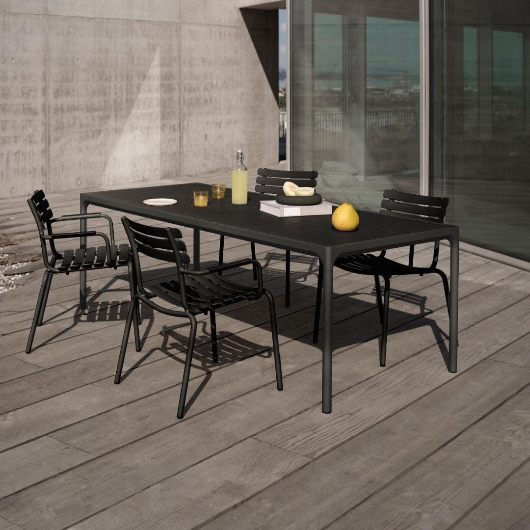 FOUR Ceramic table, 160x90 cm - Anthracite