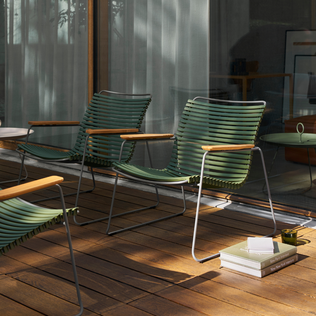 CLICK Roomy lounge chair - Olive Green