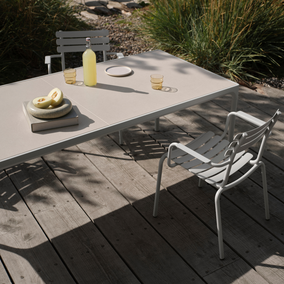 FOUR Ceramic table, 160x90 cm - Anthracite