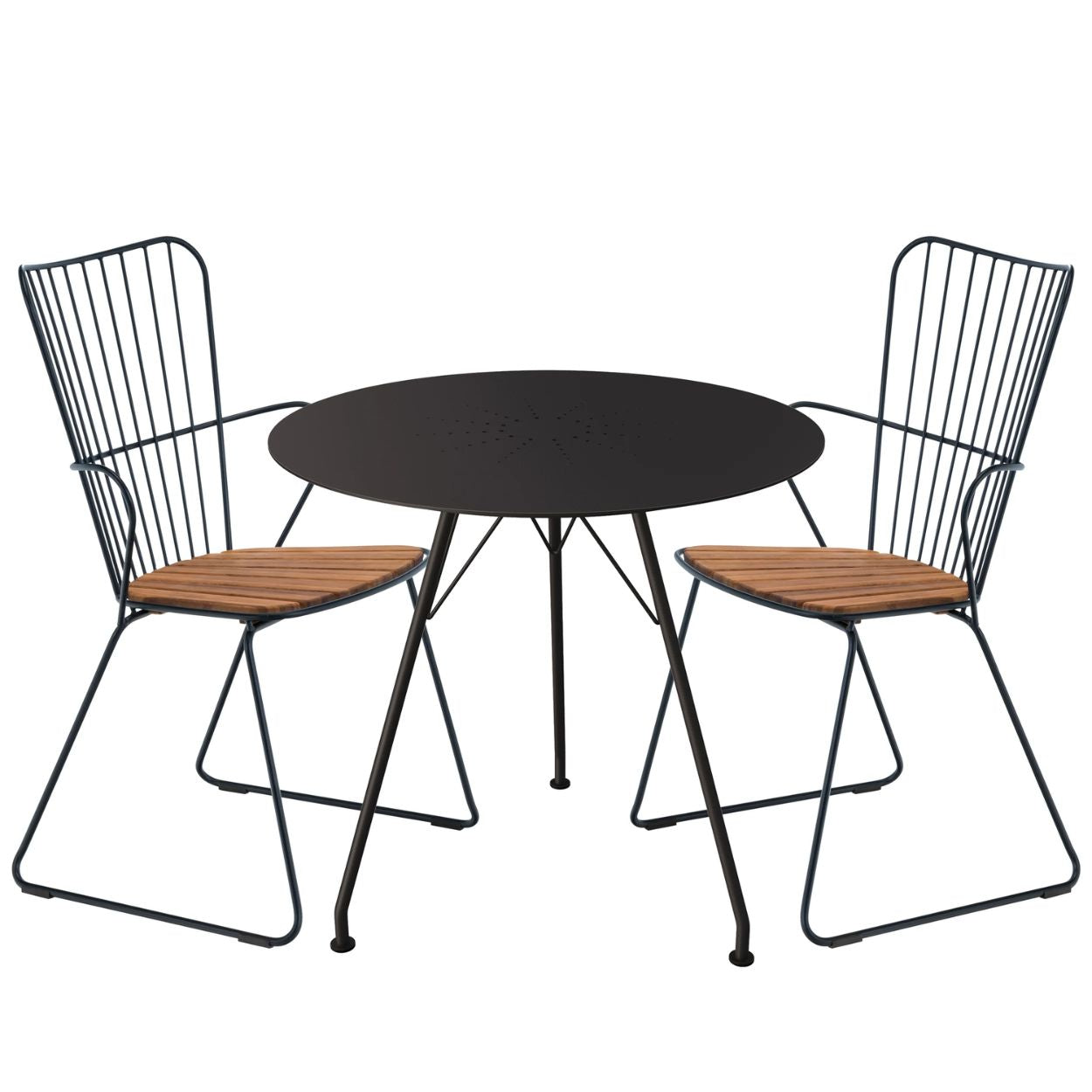 2 Seater Paon & Circum Outdoor Dining Set - Aluminium