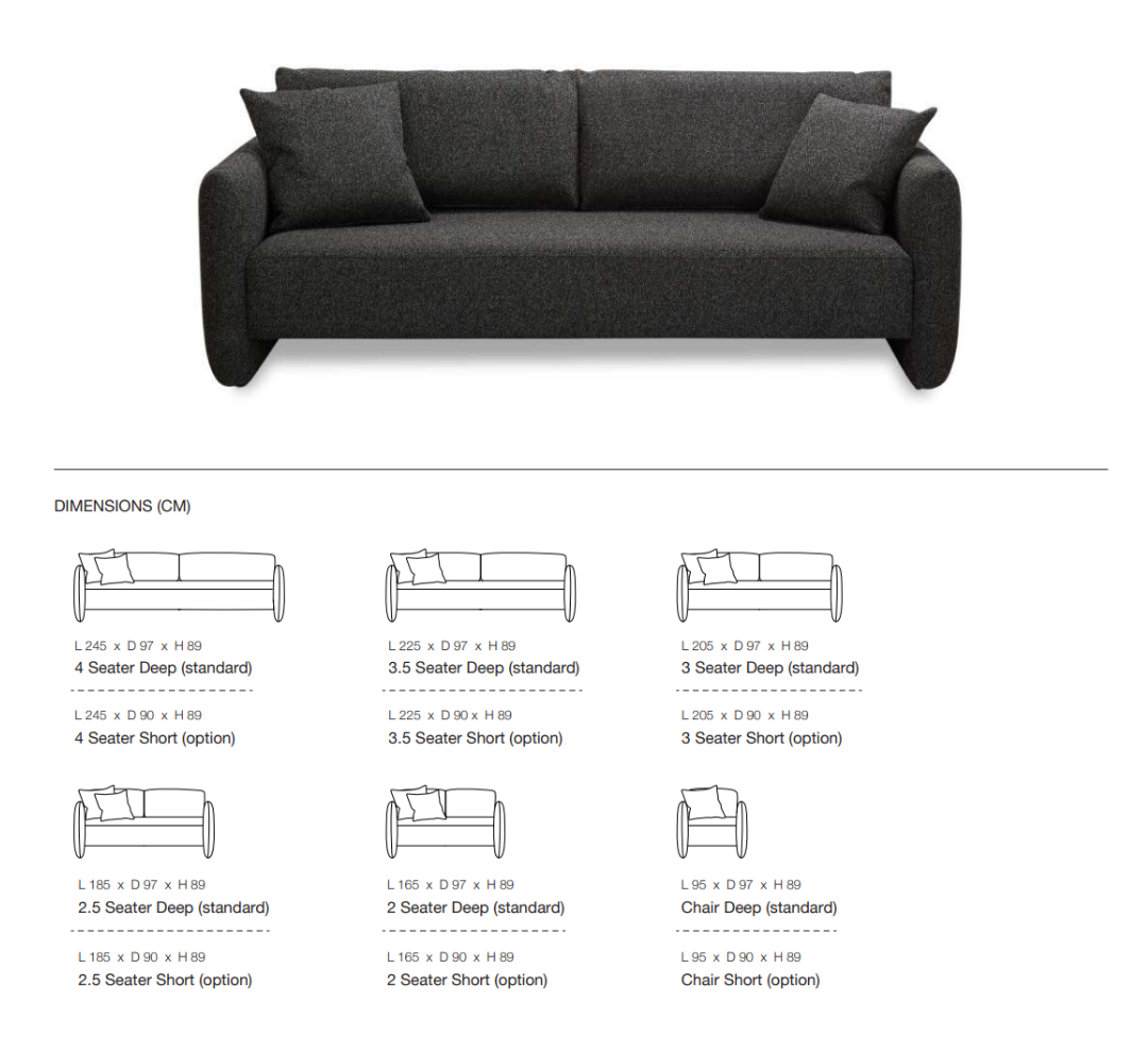 Malfy 3 Seat Lounge