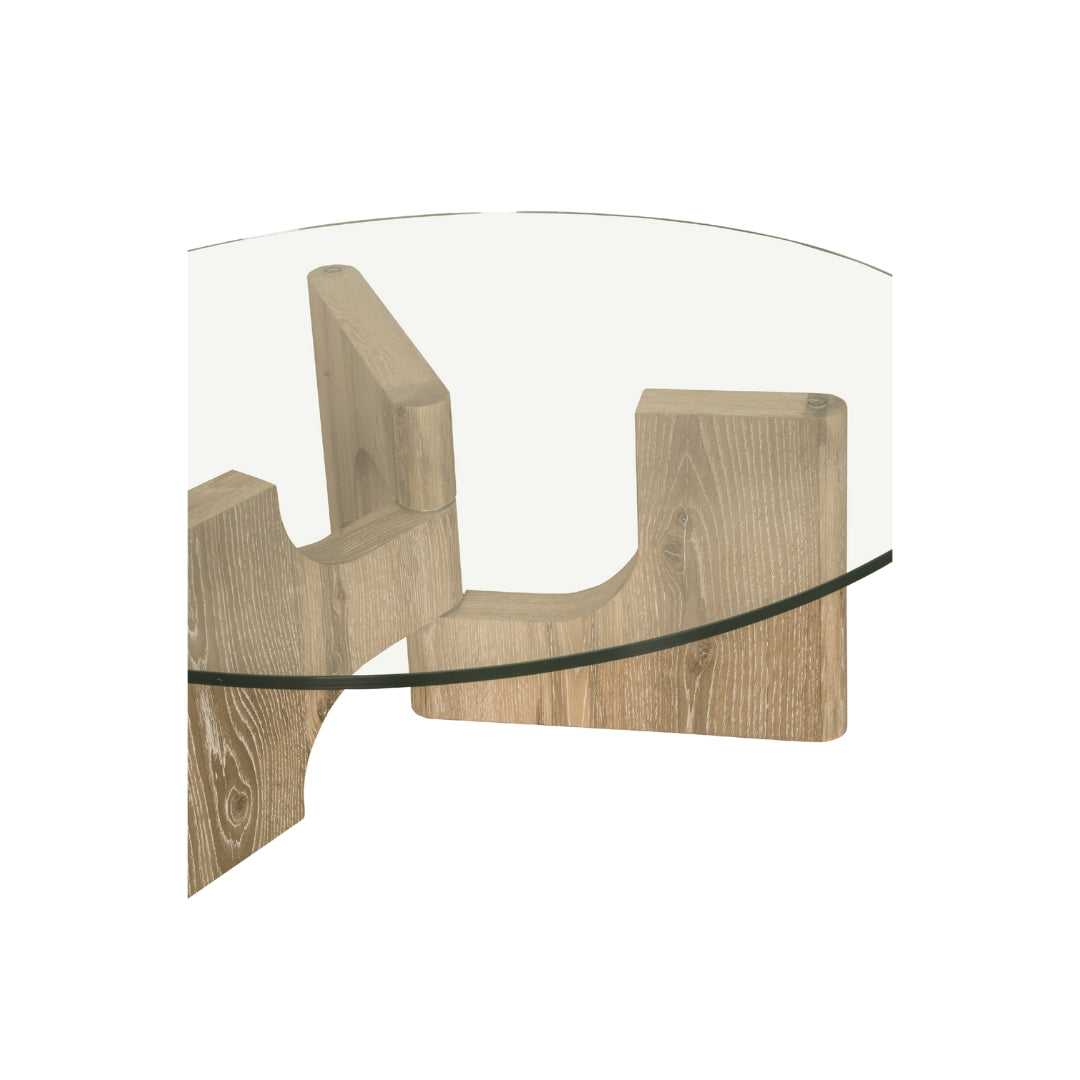 Floema Coffee Table with glass top