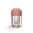 Pink powder coated HOUE LIGHT No1 lamp