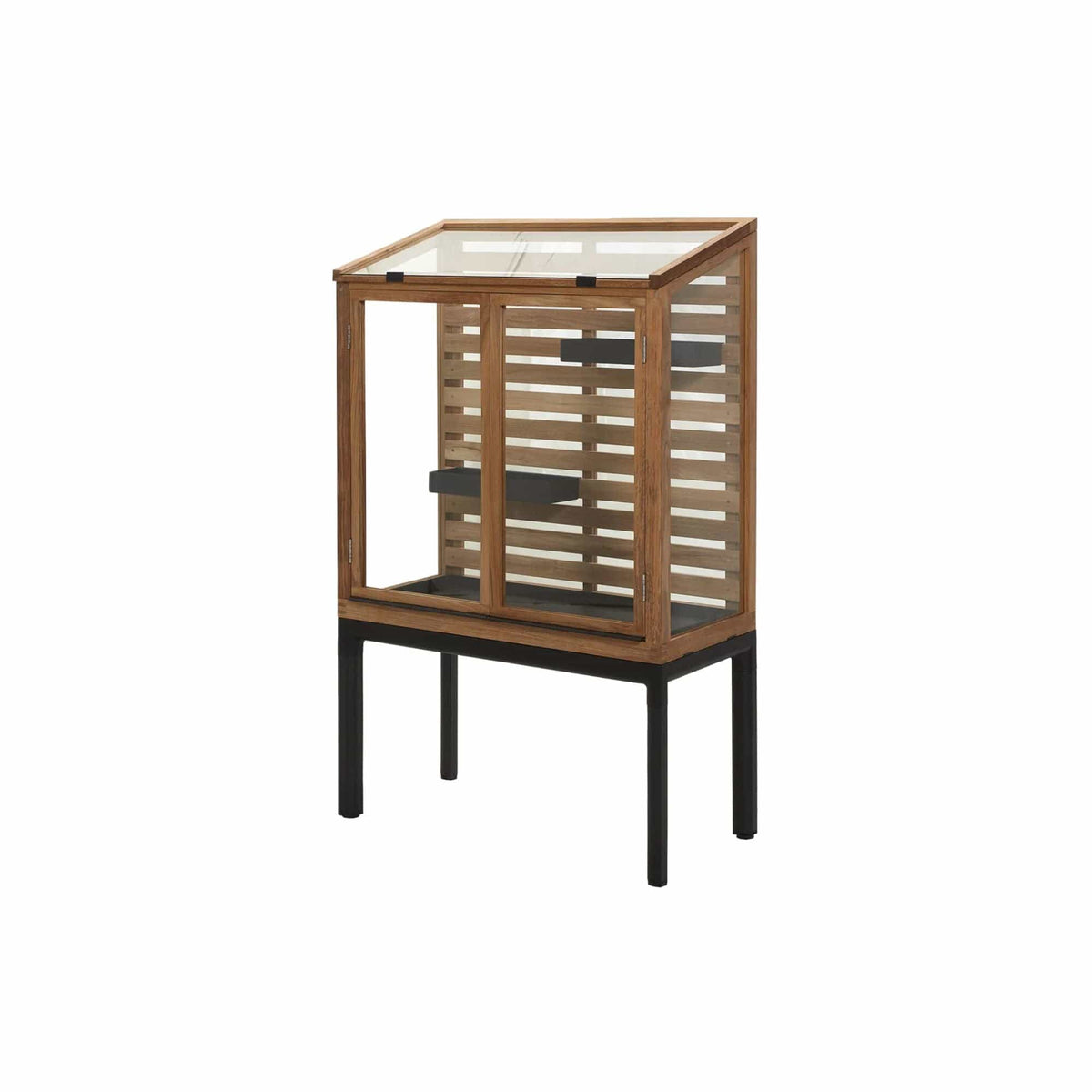 3649TAL_1 Wooden Greenhouse Cabinet