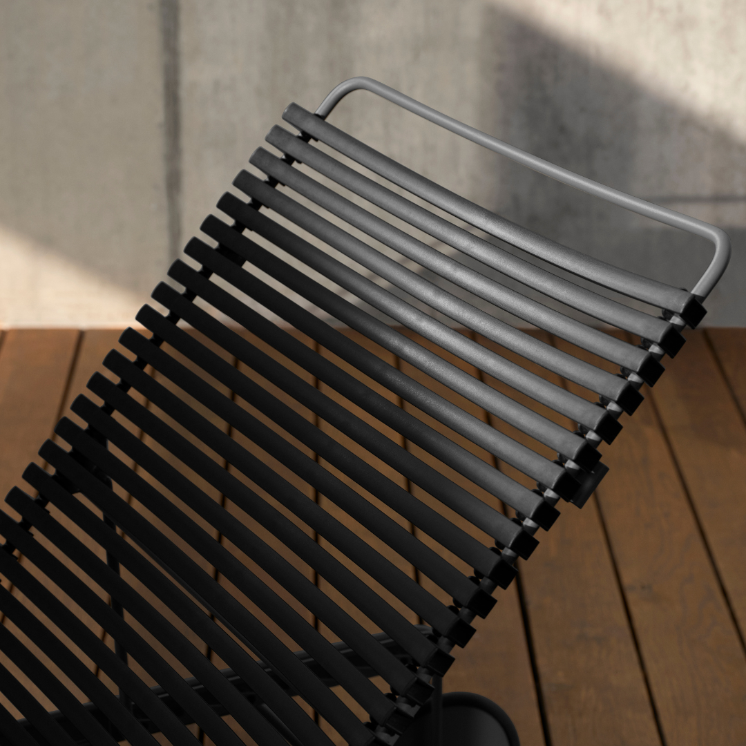 CLICK Adjustable chaise longue - Black