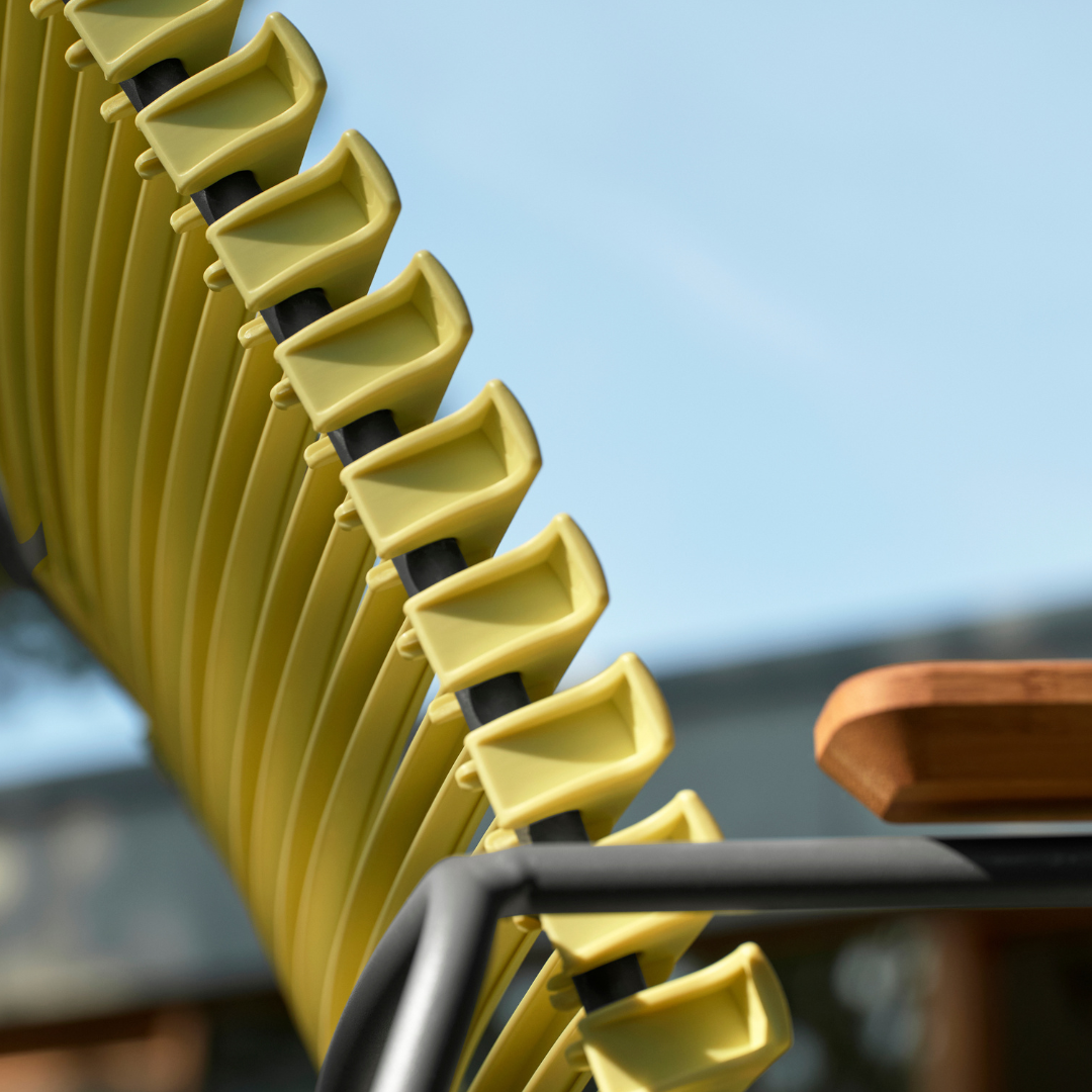 CLICK Roomy lounge chair - Lemon Zest