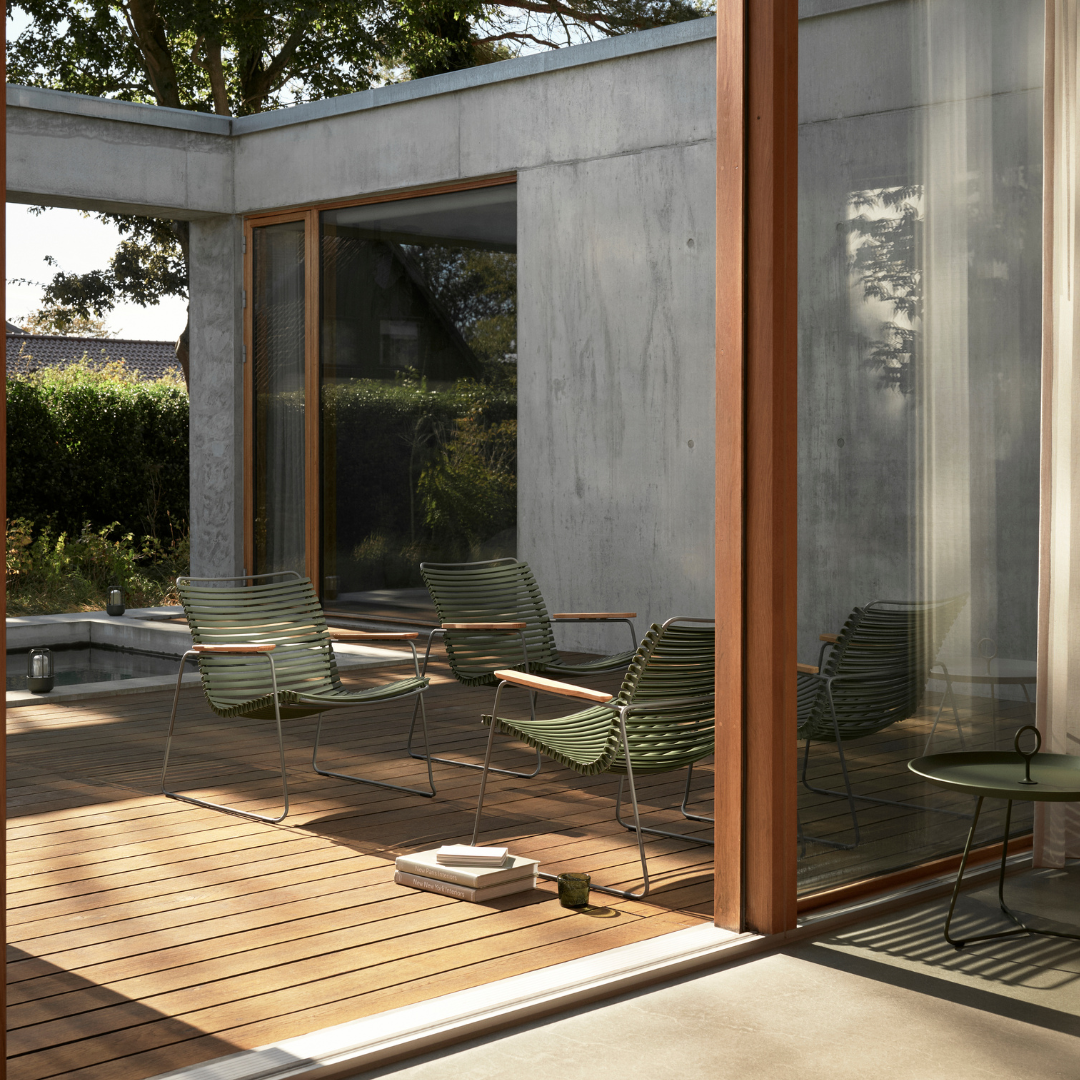 CLICK Roomy lounge chair - Dusty Light Blue