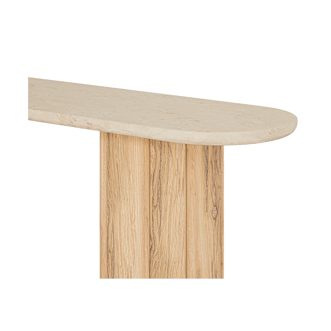 Calibre Console Table with marble top