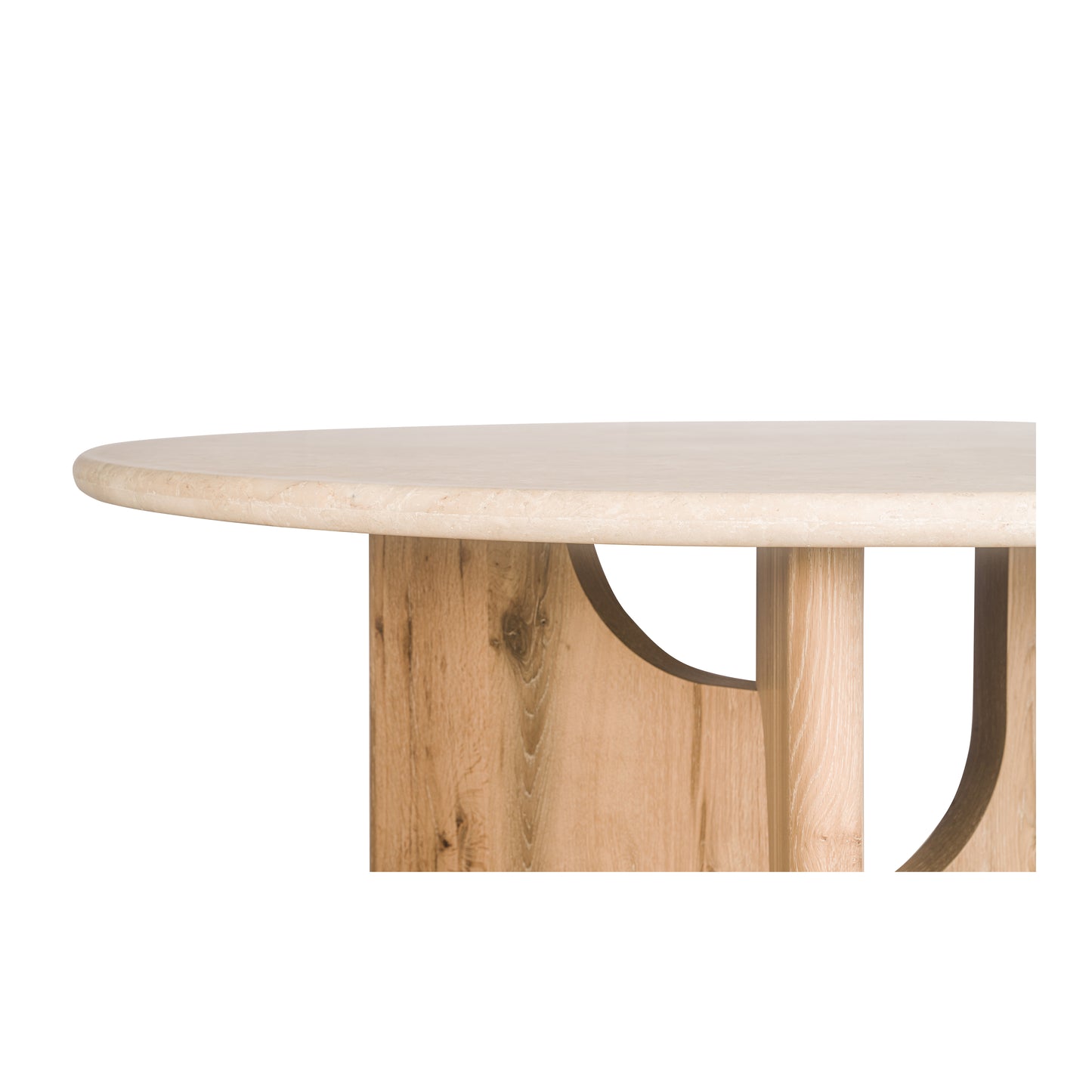 Floema Round Dining Table - Marble Top