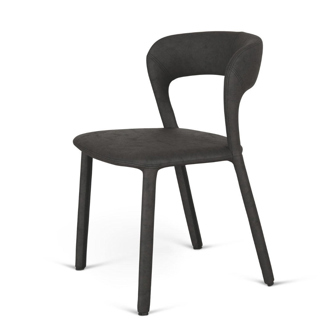 Hudson Dining Chair Charcoal