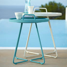 Teal & white side tables 5065AA_2