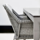 Gray wicker chair and table - 5467LI_2