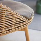 54701UT_2 Woven chair with gray cushion