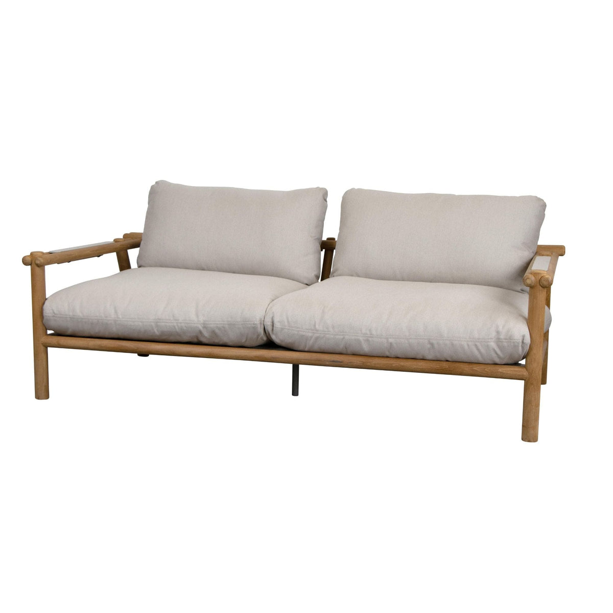 55812T Outdoor loveseat with light cushions