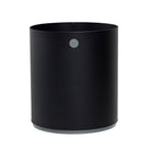 Black trash can with gray base and button - 5772ALI_1