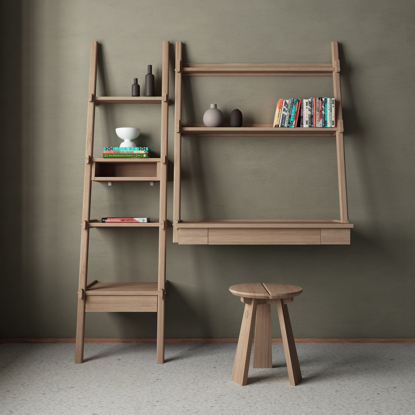 East Round Stool - European Oak