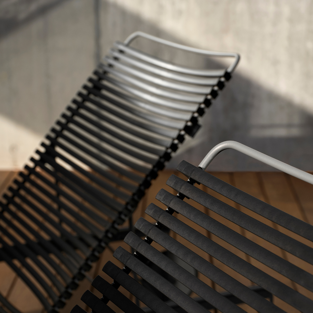 CLICK Adjustable chaise longue - Black