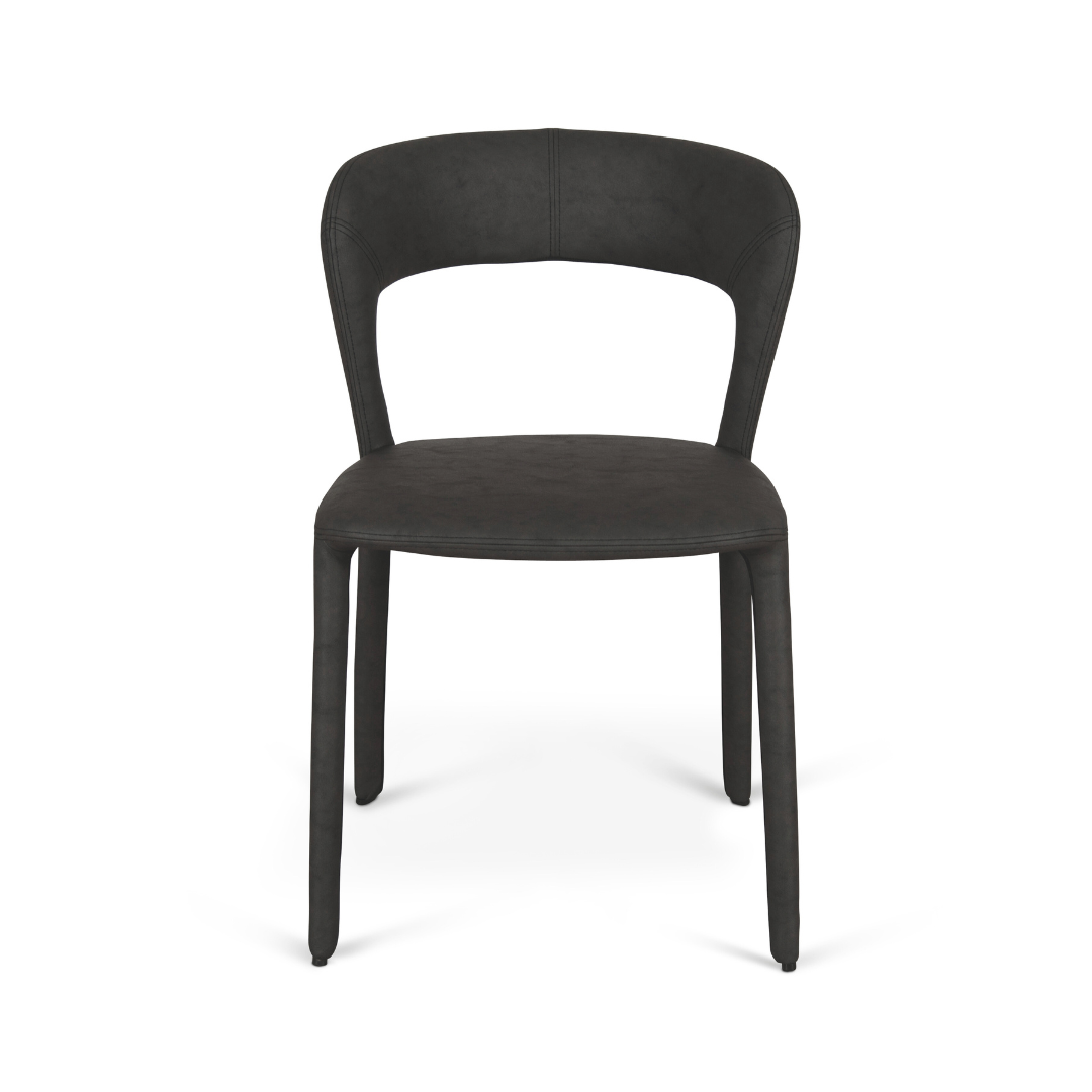 Hudson Dining Chair Charcoal