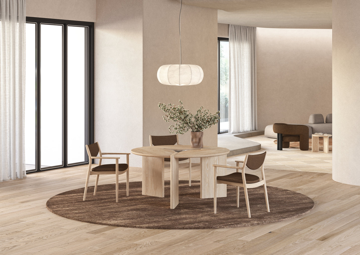 Fresno Dining Table - Natural