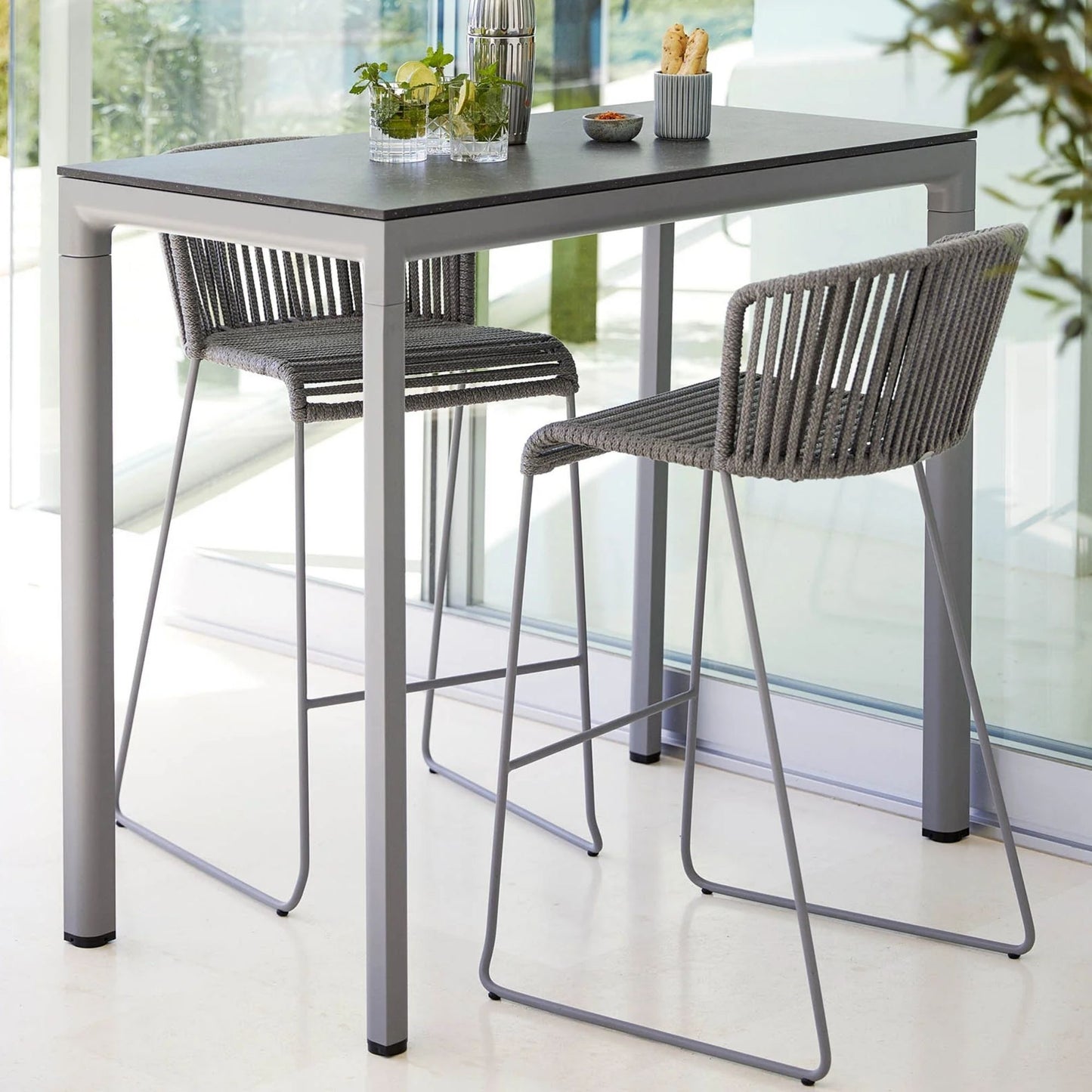 Moments Bar Chair - Grey