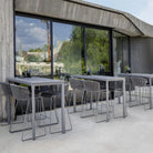 Outdoor seating area with gray furniture - 7445ROG_4