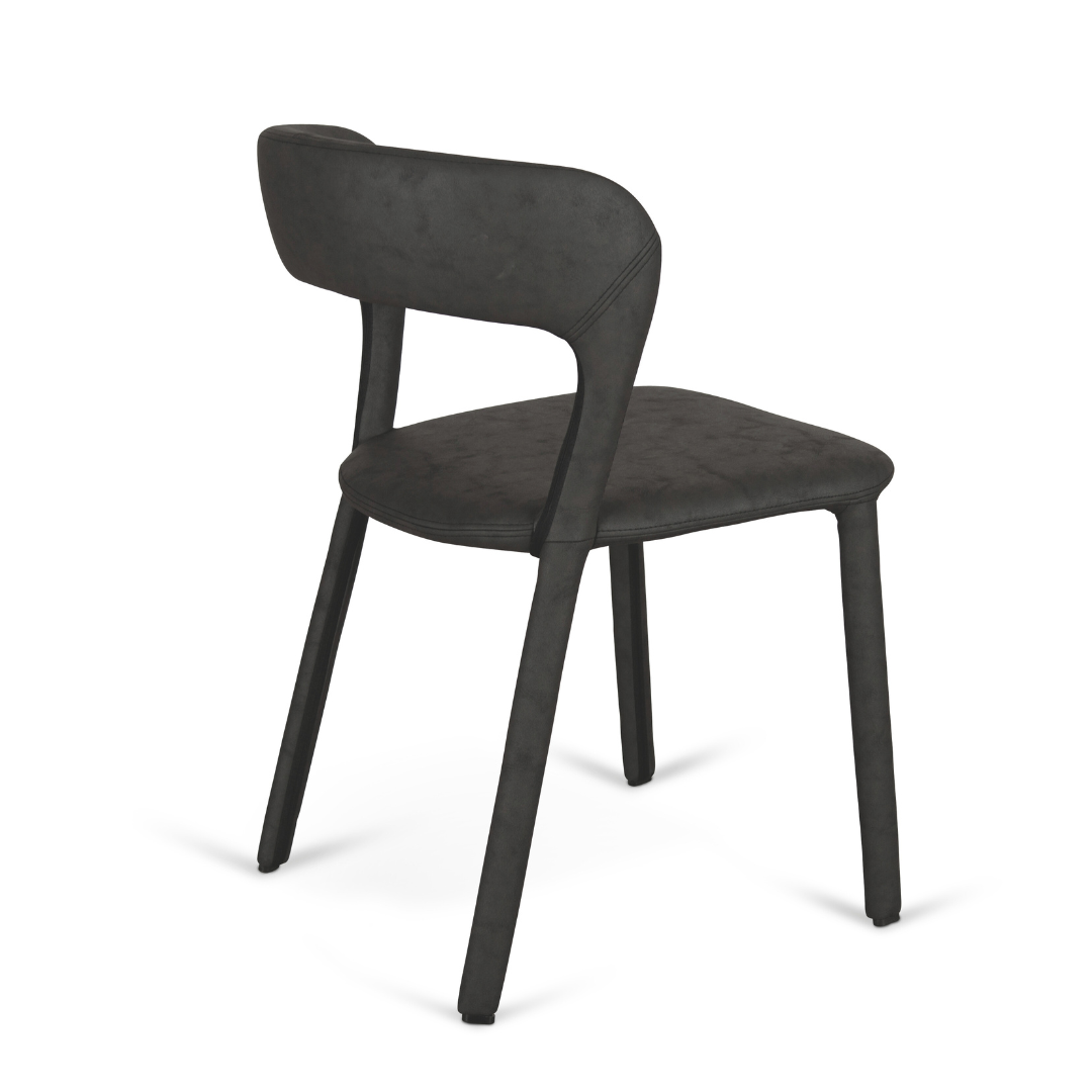 Hudson Dining Chair Charcoal