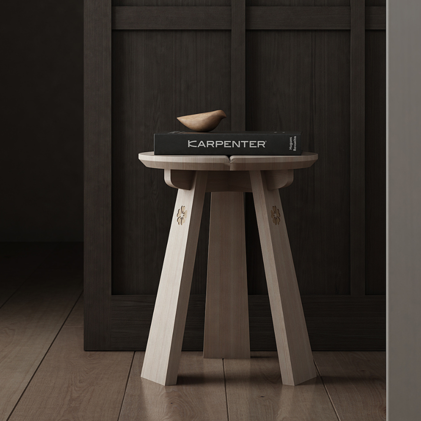 East Round Stool - European Oak