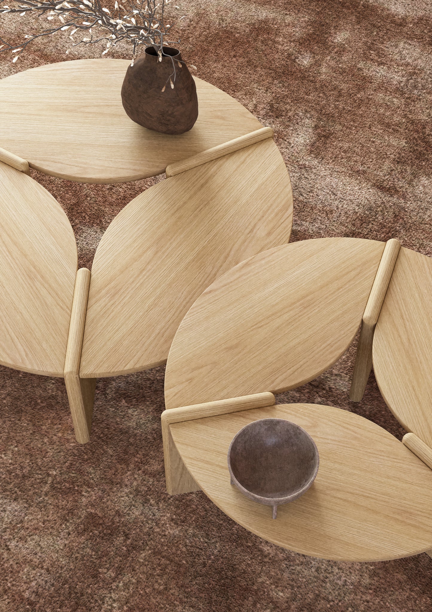 Fresno Large Coffee Table - Natural