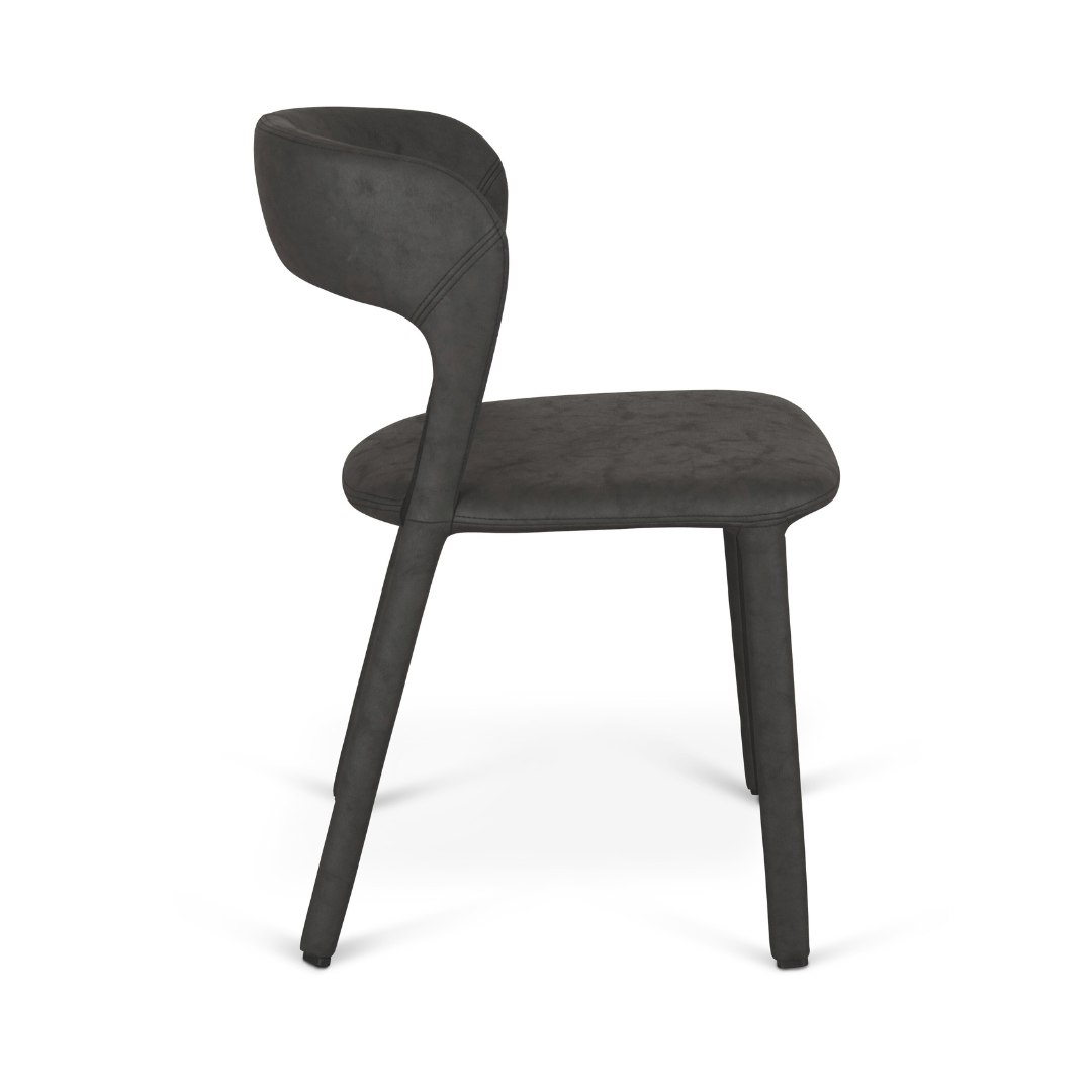Hudson Dining Chair Charcoal