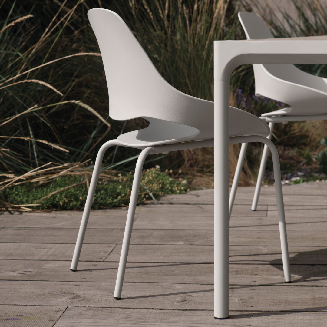 FOUR Ceramic table, 90x90 cm - Anthracite