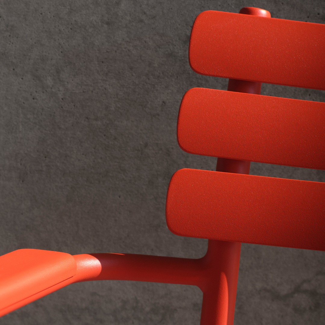 ALUA Lounge chair - Cayenne