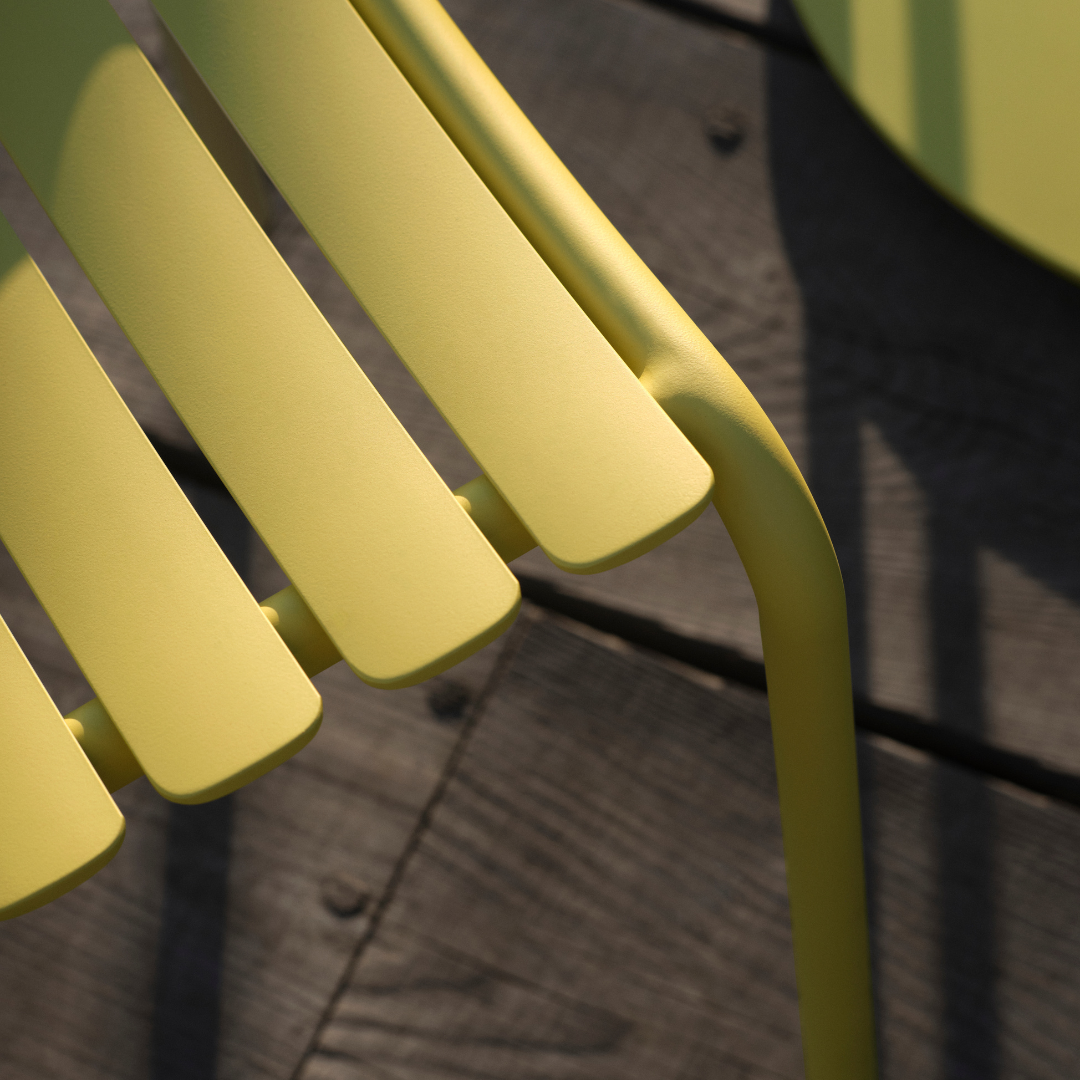 ALUA Lounge chair - Lemon Zest