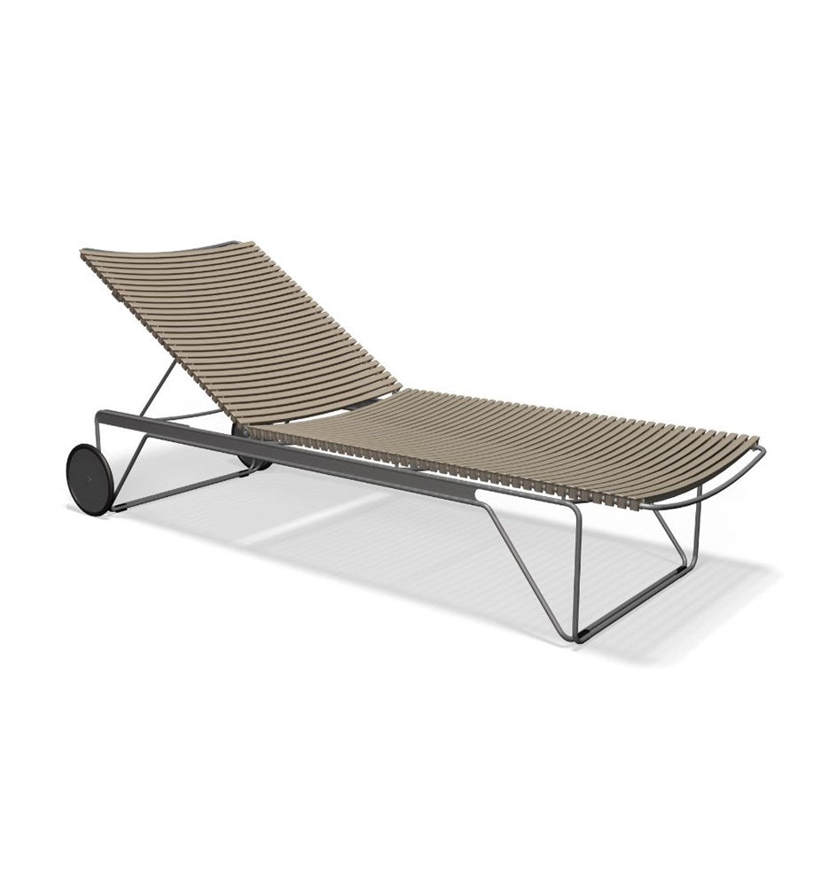 CLICK Adjustable chaise longue - Beige