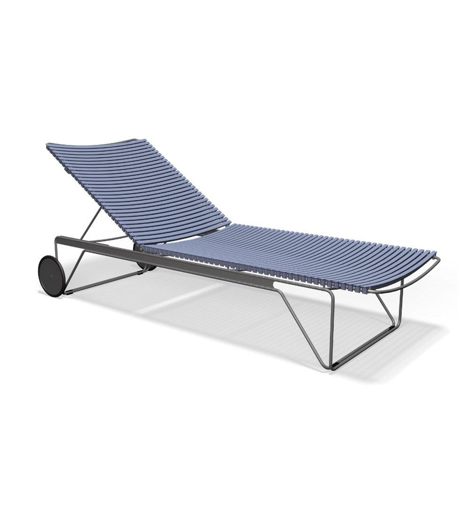 CLICK Adjustable chaise longue - Pigeon Blue