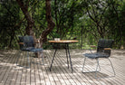 CLICK HOUE table and chairs on deck