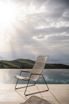 CLICK Lounge chair in muted white by HOUE