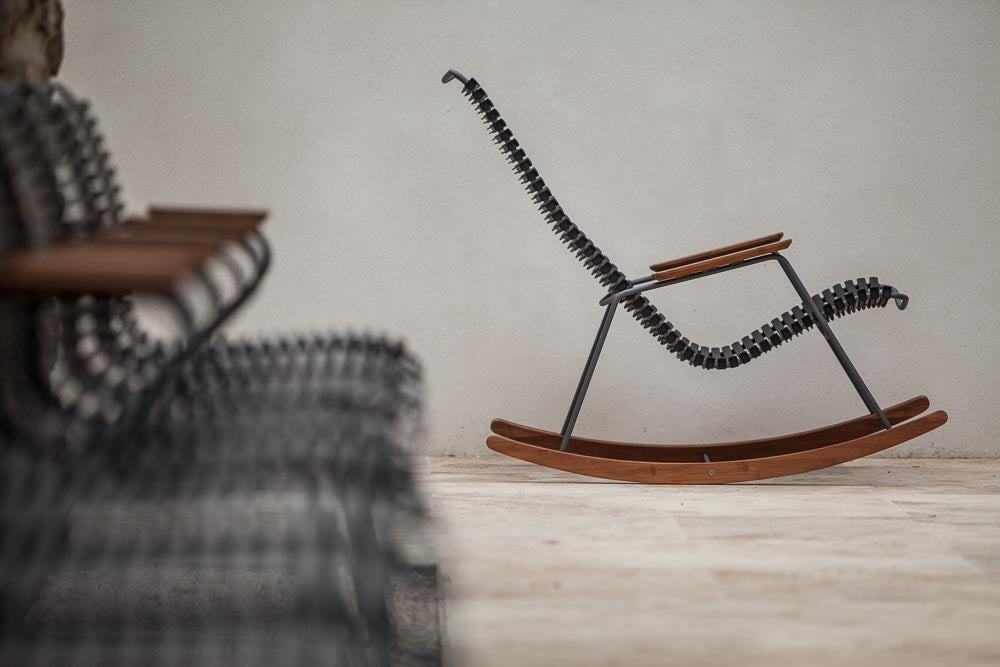 Click Rocking Chair - Dark Grey