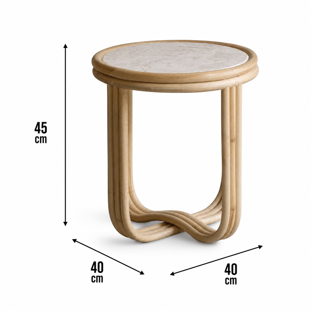 Cali Side Table Size Chart