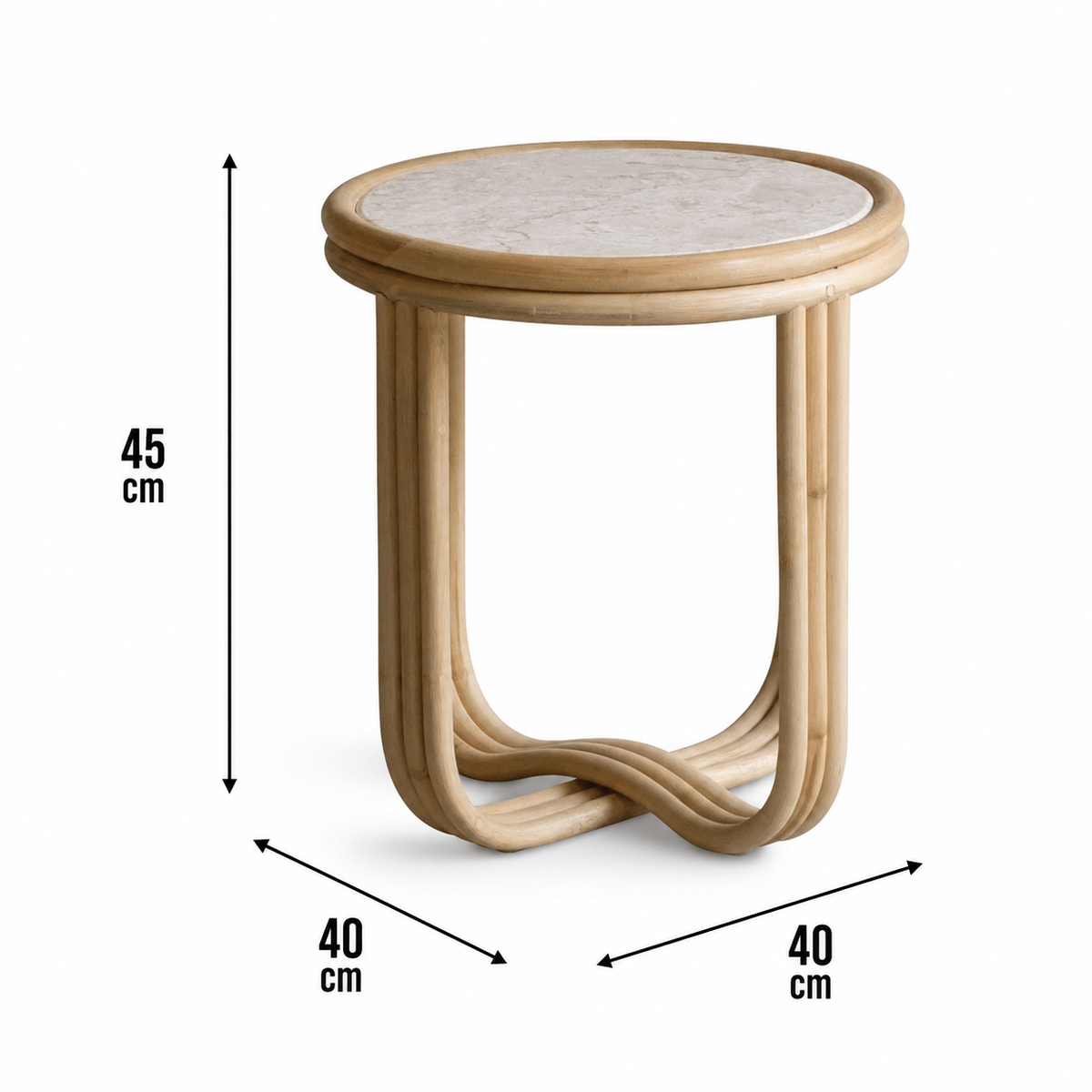 Cali Side Table Size Chart