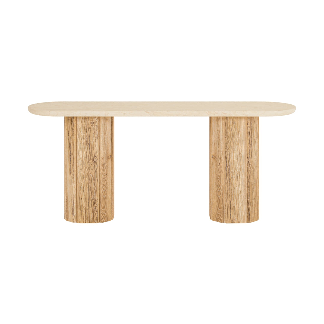 Calibre Console Table with marble top