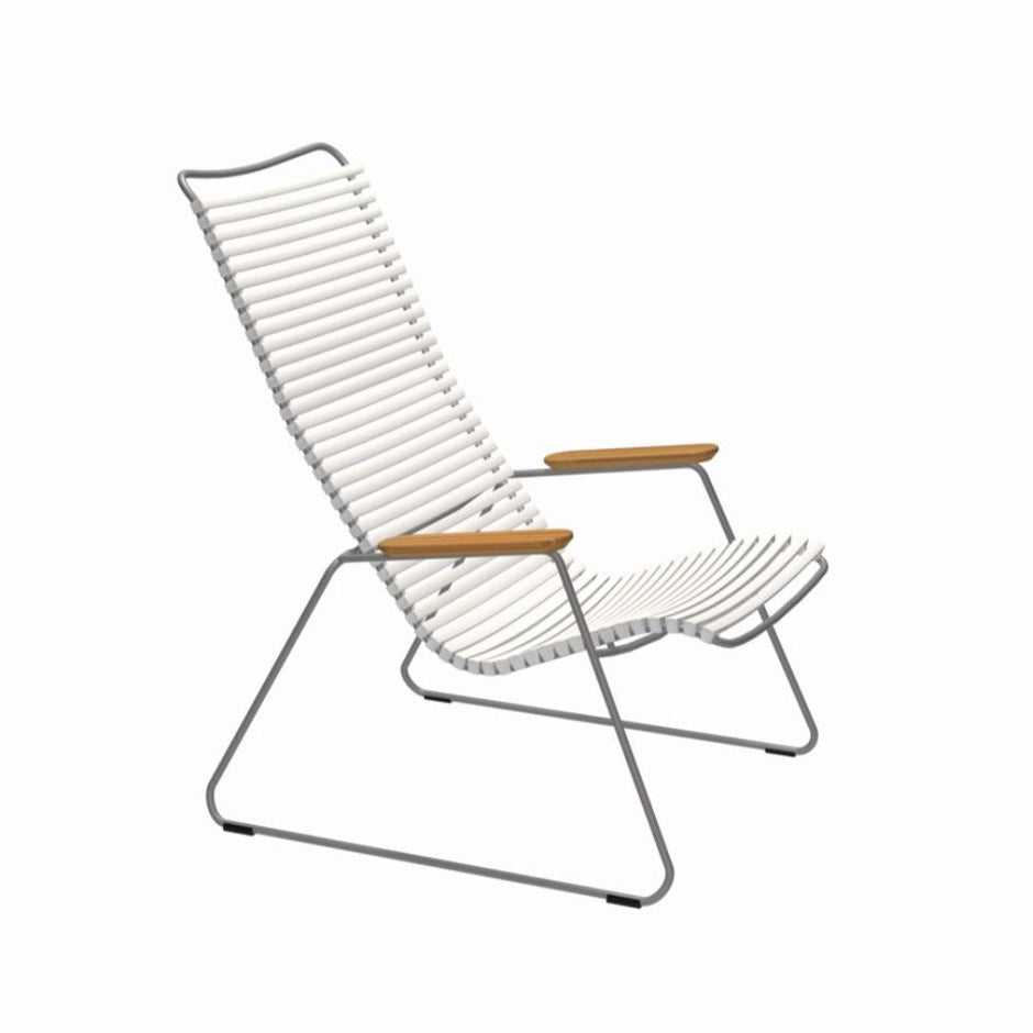 Click Lounge Chair - Muted White