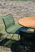 Green outdoor chair and table - DSC_0060