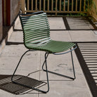 Green slatted patio chair - DSC_0188