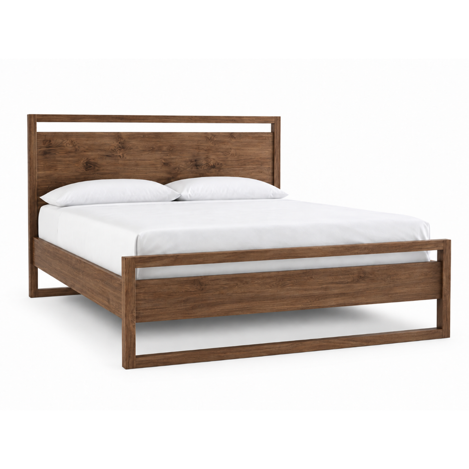Larik Queen Bed - FSC Recycled Teak