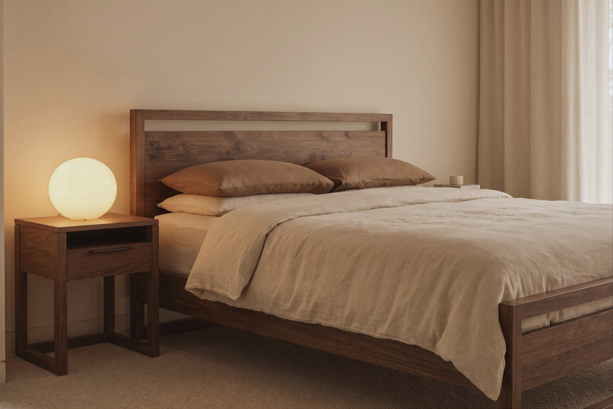 Larik Queen Bed - FSC Recycled Teak