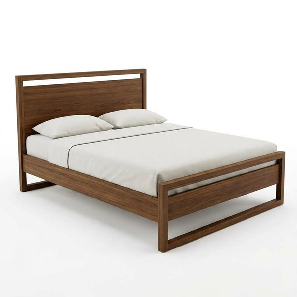 Larik Queen Bed - FSC Recycled Teak